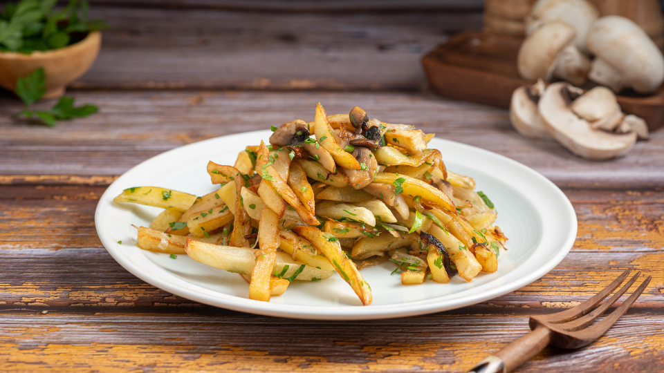 Home Style Potato With Mushroom